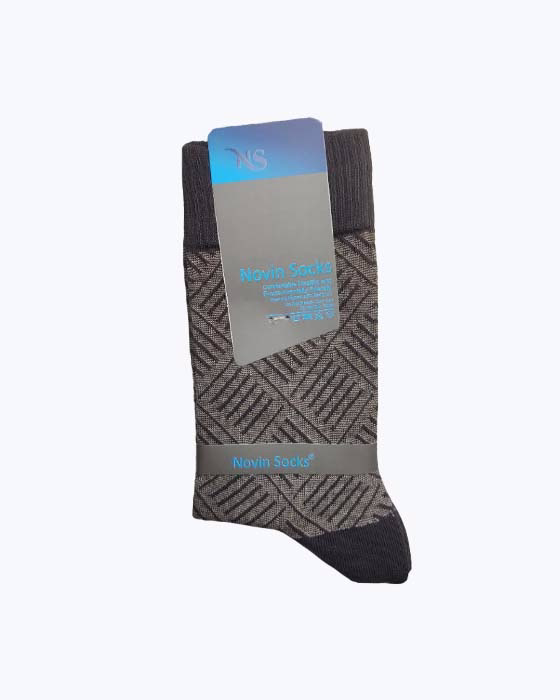 جوراب کلاسیک مردانه طرحدار جوراب نوین